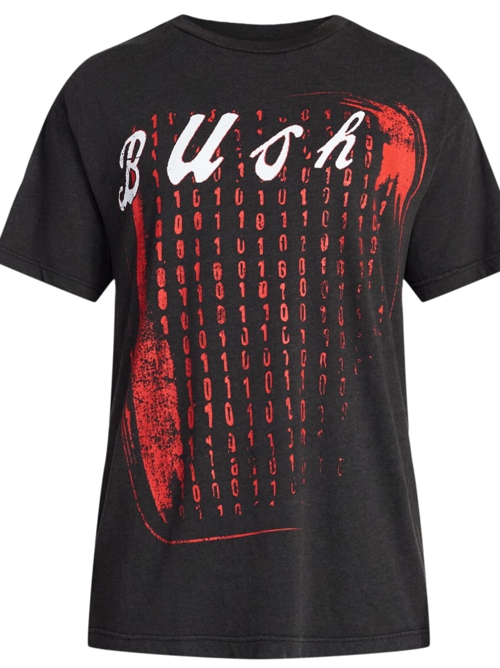 Bush Men's  Boxy Fit Graphic Band Tee Shirt